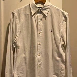 Polo Ralph Lauren Men’s white dress shirt in size small